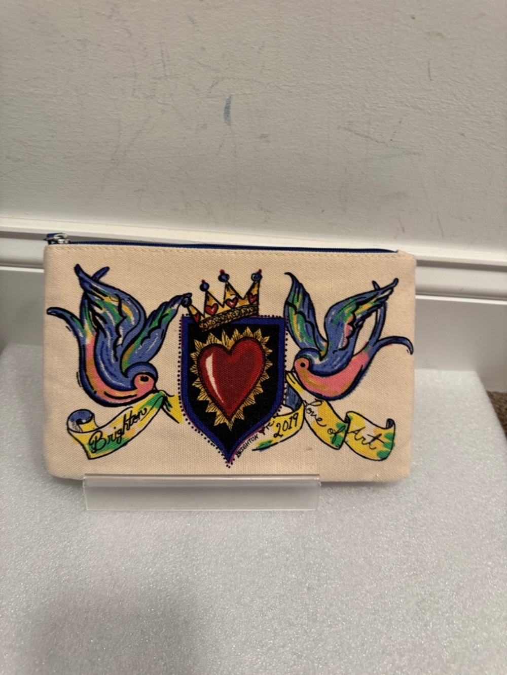 Brighton 2019 love of art cosmetic makeup pouch